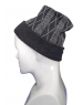 Unisex Purewool Jacquard stripes design Cap